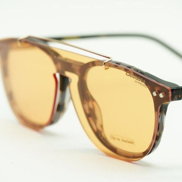💯 NEW CARRERA 2024T/C 0ACI W7 BLACK GREY ORANGE SUNGLASSES - Picture 5 of 11
